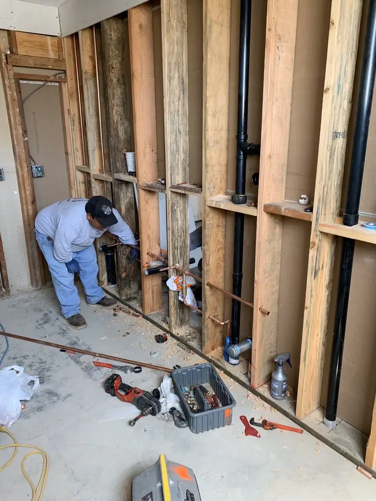 Commercial rough-in plumbing for Water Heater Replacement in Ladue